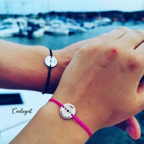 Circle Bracelet - Laser Engraving