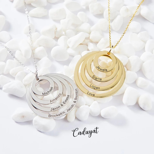 Pendant Circle - Laser Engraving