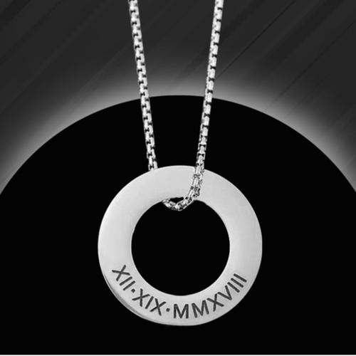 Caduyat  - Necklace - Necklace steel gold plated with laser engraving 
 Lifetime guarantee on color and engrave.
 Please choose the line type based on table No. as shown in the picture and put the engraving details in the Notes