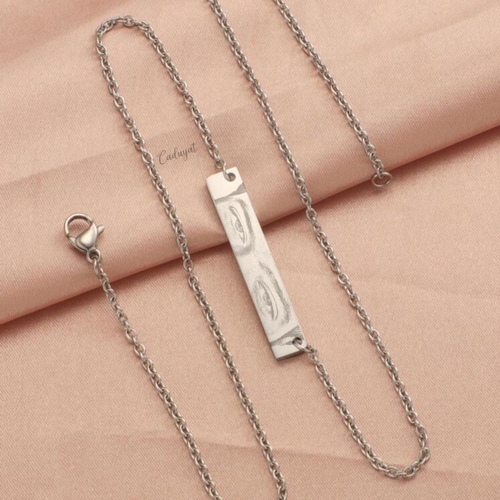 Eyes Necklace - Laser Engraving