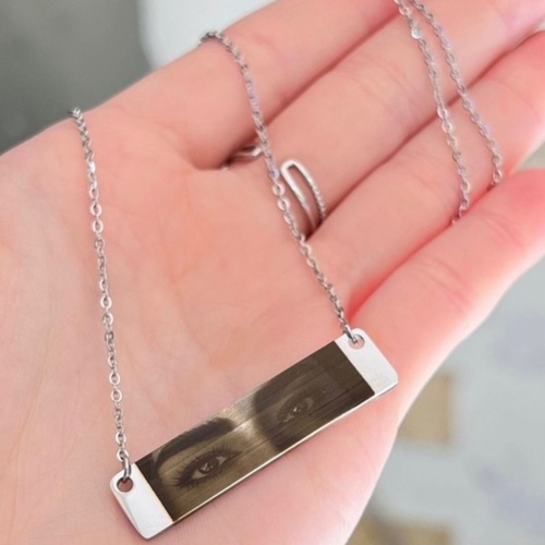 Eyes Necklace - Laser Engraving