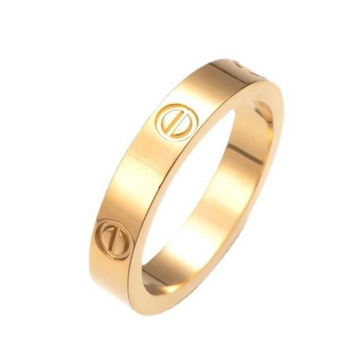 خاتم C1.G - Steel gold plated ring Lifetime guarantee on color