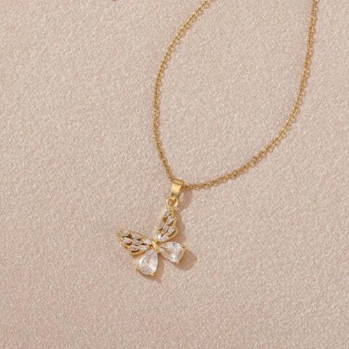Crystal Butterfly Pendant