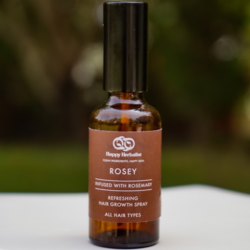 Happy Herbalist - Rosey Hair Growth Spray - Can be used on roots/eyebrows/beard