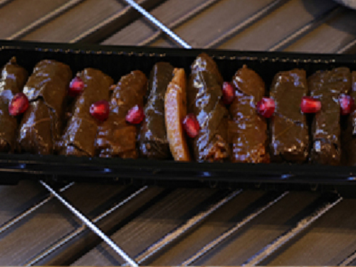 Vine Leaves With Pomegranate Molasses