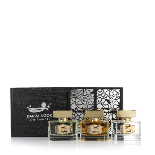 Oriental Eau De Parfum Box Set - 3 pcs - Perfume Name: Oriental Box Set
Perfume Type: Eau De Parfum
Gender: Unisex
Contents:
- Atrek Eau De Parfum
- Astoorah Eau De Parfum
- Fun Eau De Parfum