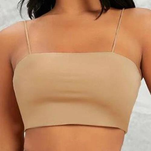 Beige Tops - Soft crop top No refund / No exchange