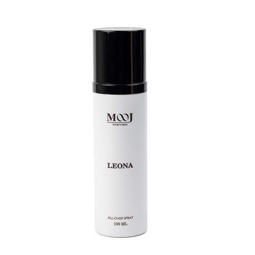 موج للعطور  - LEONA - ALL-OVER SPRAY 100ml اليوسفي و العنبر الأبيض والزهور البيضاء والأخشاب