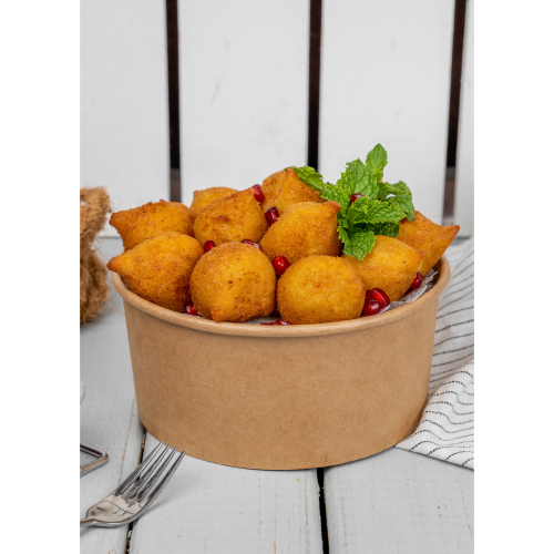 Frozen Potato Kubba With Fitta and Mint