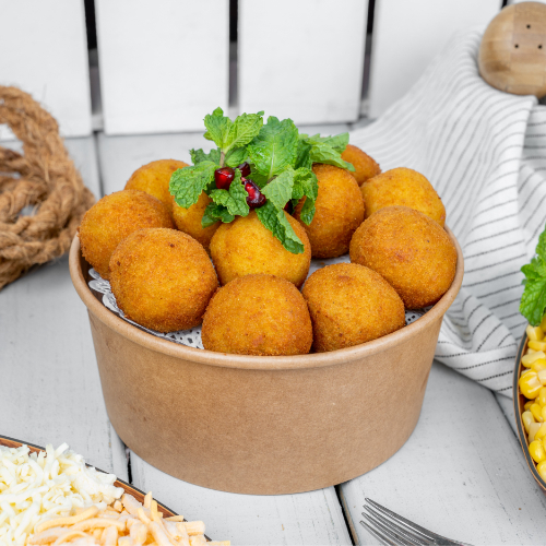 Frozen Potato Kubbah With Cheese and Corn