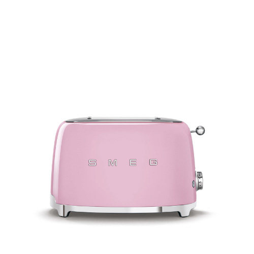 OBJECTS by Archgroup - Toaster 2X2 - Product Family: Toaster No. of slices: 2 No. of slots: 2 No. of toasting levels: 6 Color: Pink Finishing: Glossy Net Weight (kg): 2.400 kg Gross Weight (kg): 3.500 kg Packaged Width: 366 mm Packaged Depth: 224 mm Height (mm) Packaged: 248 mm