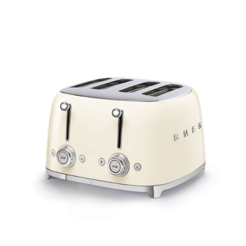 Toaster 4X4 - Product Family: Toaster No. of slices: 4 No. of slots: 4 No. of toasting levels: 6 Colour: Cream Finishing: Glossy Net Weight (kg): 2.400 kg Gross Weight (kg): 5.500 kg Packaged Width: 366 mm Packaged Depth: 224 mm Height (mm) Packaged: 248 mm