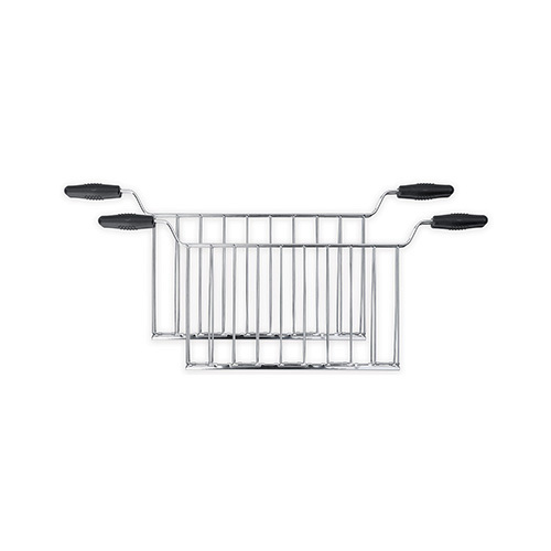 Toaster Accessories-Sandwich Racks - Family: Accessories Type: 2-Piece sandwich racks Family group: Toaster Net Weight (kg): 0.200 kg Gross Weight (kg): 0.590 kg