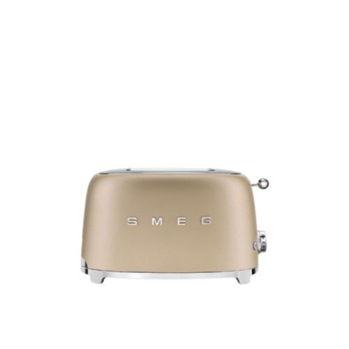 Toaster 2X2 - Product Family: Toaster No. of slices: 2 No. of slots: 2 No. of toasting levels: 6 Colour: Matte champagne  Finishing: Matt  Net Weight (kg): 2.400 kg Gross Weight (kg): 3.500 kg Packaged Width: 366 mm Packaged Depth: 224 mm Height (mm) Packaged: 248 mm