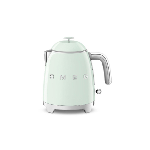 Mini Kettle - Product Family: Kettles Max capacity: 0.8 lt /3 cups Auto switch off: Yes, at 100°C Body material: Plastic Colour: Green Finishing: Glossy Net Weight (kg): 1.000kg Gross Weight (kg): 1.900 kg Packaged Width: 247 mm Packaged Depth: 218 mm Height (mm) Packaged: 257 mm Voltage: 220-240V / Power: 1400W