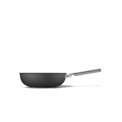 Cookware Wok 30CM - Category: Kitchenware Family: Cookware Type:  Frypan Color: Black Aesthetic: 50's Style Diameter: 30 cm Contact bottom diameter: 158mm  Base thickness: 4.5 mm Packaged Height : 165mm  Dimensions of the packaged product: 165×584×380mm  Net Weight (kg): 2.400kg Gross Weight (kg): 3.150kg