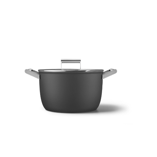 Cookware Casserole Dish 26CM - Category: Kitchenware Family: Cookware Type:  Casserole Color: Black Aesthetic: 50's Style Diameter: 26 cm Contact bottom diameter: 193mm  Base thickness: 4.5 mm Packaged Depth: 339mm Packaged Hight: 212mm  Dimensions of the packaged product: 212×435×339mm  Net Weight (kg): 3.470kg Gross Weight (kg): 4.000kg