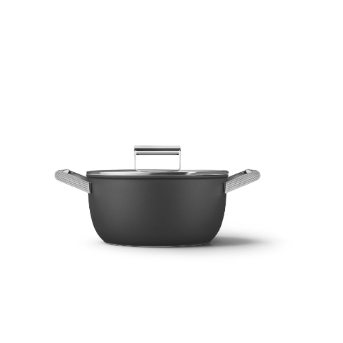 Cookware Casserole Dish 24CM - Category: Kitchenware Family: Cookware Type:  Casserole Color: Black Aesthetic: 50's Style Diameter: 24 cm Contact bottom diameter: 170mm  Base thickness: 4.5 mm Packaged Depth: 319mm Packaged Hight: 175mm  Dimensions of the packaged product: 175×414×319mm  Net Weight (kg): 2.760kg Gross Weight (kg): 3.250kg