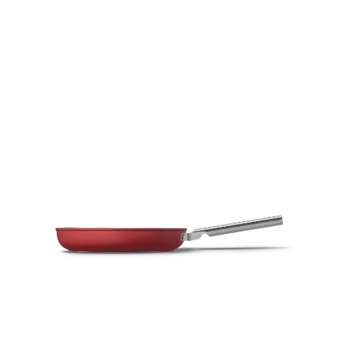 Cookware Frying Pan 30CM - Category: Kitchenware Family: Cookware Type:  Frypan Color: Red Aesthetic: 50's Style Diameter: 30 cm Contact bottom diameter: 230mm  Base thickness: 4.5 mm Packaged Width: 584mm Packaged Depth: 379mm Packaged Hight: 119mm  Dimensions of the packaged product: 119×584×379mm  Net Weight (kg): 2.200kg Gross Weight (kg): 2.850kg