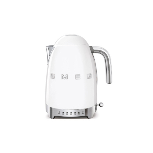 Variable Temperature Kettle - Product Family: Kettles Max capacity: 1.7lt / 7 cups Auto switch off: Yes, when at a selected temperature Body material: Stainless steel Colour: White Finishing: Glossy Net Weight (kg): 1.800 kg Gross Weight (kg): 3.00 kg Packaged Width: 294 mm Packaged Depth: 228 mm Height (mm) Packaged: 260 mm Voltage: 220-240V / Power: 2400W