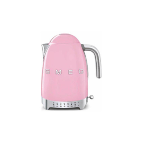 Variable Temperature Kettle - Product Family: Kettles Max capacity: 1.7lt / 7 cups Auto switch off: Yes, when at a selected temperature Body material: Stainless steel Colour: Pink Finishing: Glossy Net Weight (kg): 1.800 kg Gross Weight (kg): 3.00 kg Packaged Width: 294 mm Packaged Depth: 228 mm Height (mm) Packaged: 260 mm Voltage: 220-240V / Power: 2400W