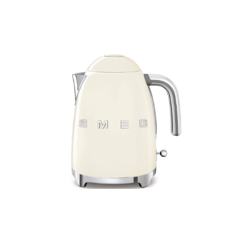 Kettle - Product Family: Kettles Max capacity: 1.7lt / 7 cups Auto switch off: Yes, at 100°C Body material: Stainless steel Colour: Cream Finishing: Glossy Net Weight (kg): 1.600 kg Gross Weight (kg): 2.400 kg Packaged Width: 273 mm Packaged Depth: 228 mm Height (mm) Packaged: 260 mm Voltage: 220-240V / Power: 2400W