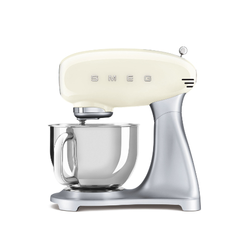 Stand Mixer - Product family: Stand mixer Motor type: Direct drive Speed control: Electronic Color: Cream Base color: Silver Finishing: Glossy Bowl capacity: 4,8 L / Power: 800W Packaged Depth: 255mm Hight (mm) Packed: 460mm  Product Depth: 221mm Product Width: 405mm  Net Weight (kg): 9.180kg  Gross weight (kg): 11.200 kd