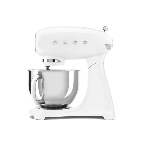 Stand Mixer Full Color - Product family: Stand mixer Motor type: Direct drive Speed control: Electronic Color: White Base color: White Finishing: Glossy Bowl capacity: 4,8 L / Power: 800W Packaged Depth: 255mm Hight (mm) Packed: 460mm  Product Depth: 221mm Product Width: 405mm  Net Weight (kg): 9.180kg  Gross weight (kg): 11.600 kg