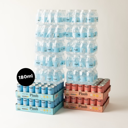 Special offer | 2+2 (180ml) boxes Flash Drink + 10 water boxes free - Special offer | 4 boxs Flash Drink 
2 Flash  180ml
2 Cherry Flash 180ml
10 Flash water
