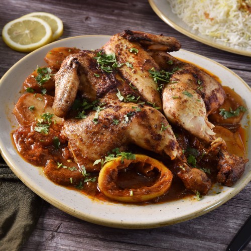 Chicken Oven with White Rice