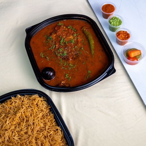 Marag Zobaide  with Sweet Rice - fish tander mixed fish seasoning cook with tomato green peppers coriander dill kuwaiti style present Sweet rice Mabouch green rad