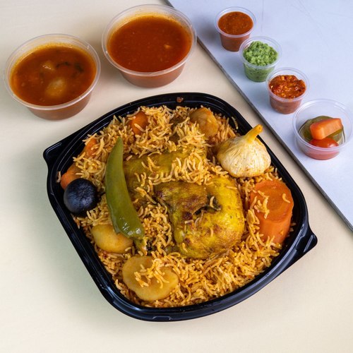 Kabsa Meat - lamb fresh cook with basmati rice mush seed both doqoos potatoes sauce red Mabouch red green