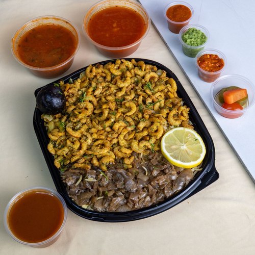 Al Burmah - Dry Mumawash Shrimp - shrimp dry with dill coriander onion cook with basmati rice roes water dqous fish