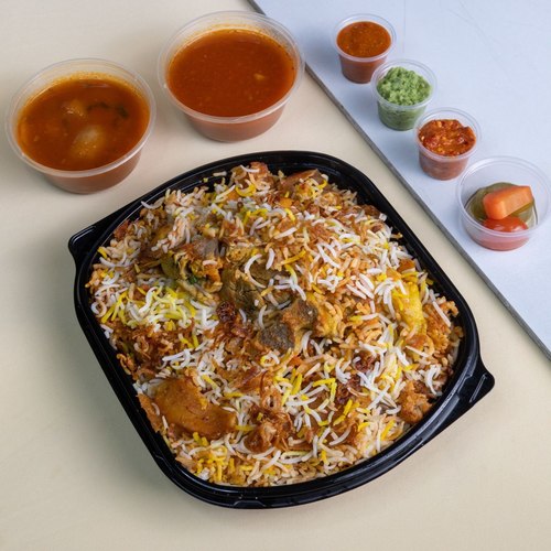 Meat Mahrooq - lamb fresh cook with basmati rice mush seed both doqoos potatoes sauce red Mabouch red green