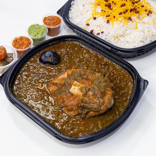 Maraq Sabzi lamb - Mixed vegetables cooked with fresh lamb Arabica fresh lamb onions Garlic white beans progress with white rice