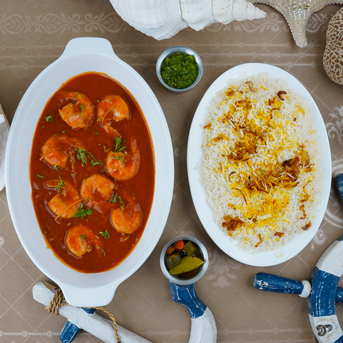 ربيان بصلصة