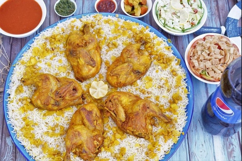 صينية مجبوس دجاج