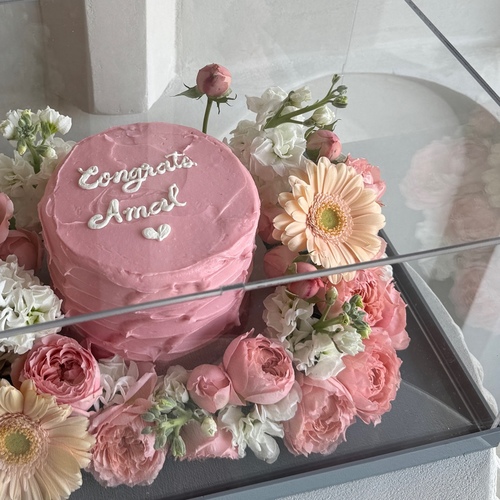 Blush cake