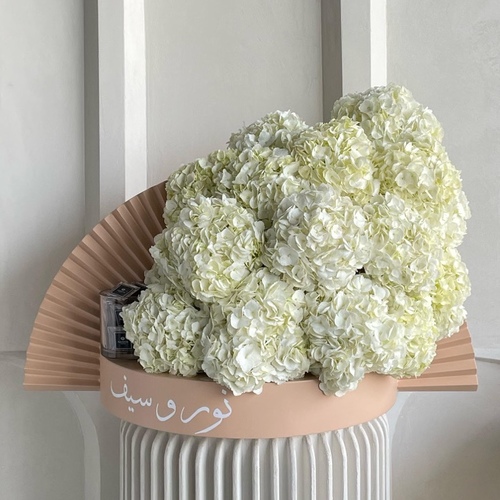 My everything I - Half circle backdrop with white hydrangeas and chocolates
with your choice of name*write the desired name in the message box.  



L120cm H60cm