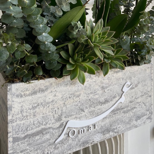 Grey travertine
