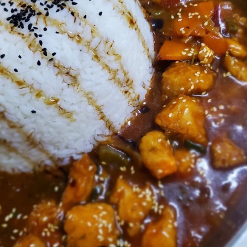 Sweet & Sour Chicken with Rice