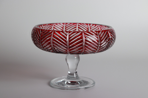 Infinite Red Medium Dessert Bowl - 22 cm Diameter Hand made Made in Turkey