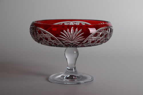 Beam Red Medium Dessert Bowl - 22 cm Diameter Hand made Made in Turkey