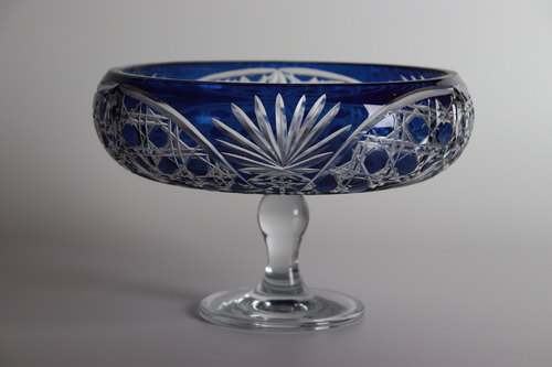 Beam Blue Large Dessert Bowl - 28 cm Diameter Hand made Made in Turkey