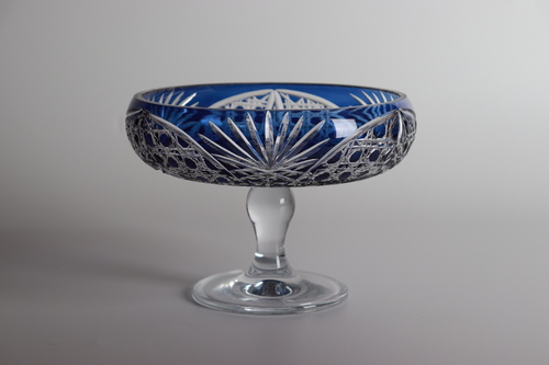 Beam Blue Medium Dessert Bowl - 22 cm Diameter Hand made Made in Turkey