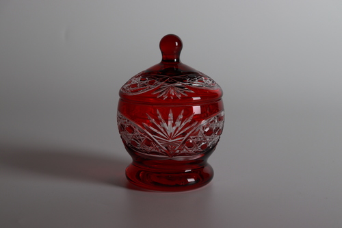 Beam Red Sugar Jar - Hand made Made in Turkey