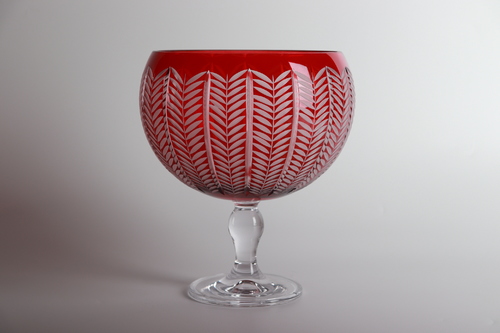 Red Matt Dessert Bowl - Hand Made Made in Turkey