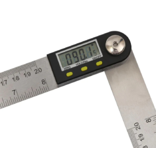 Digital Angle Ruler 0-300 with LCD monitor - roster Digital Angle Ruler 0-360° Digital Inclinometer Protractor Angle Finder with LCD Spirit Level 200mm/8 inch for Vertical Horizontal Dual Spirit Level