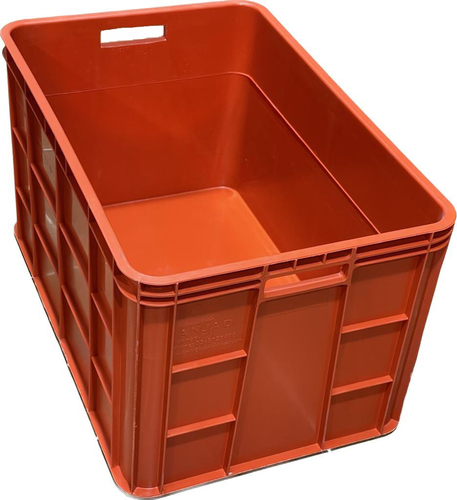 Basket Spill box Plastic Heavy Duty - Spillbox Plastic Heavy Duty Crate Multipurpose Crates Storage & Organizer with handles for Home (Red-Blue-Green-Yellow)