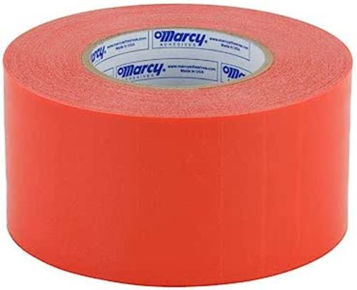 Marcy Molding orange Tape 7.5cm X91.5m - Marcy auto glass tapes can be applied in all 4 corners of the glass prior to installation to prevent damage during transportation. Along with great bonding capability, these adhesive tape products are guaranteed not to leave residue when they are removed. The 7.5cm x 91.5 blue, orange, and clear tape is great for securing auto glass that is newly installed. Tape includes 